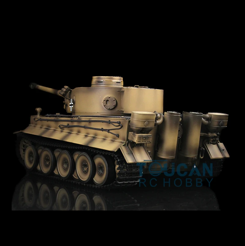 Желтый 2 4 ГГц HengLong 1/16 масштаб Немецкий Тигр I пластиковая версия RTR