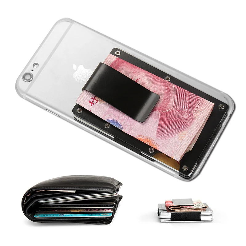 RFID Blockin кредитный держатель для карт ID Чехол кошелек мужской женский алюминиевый бизнес-банк держатель для карт защитный кошелек