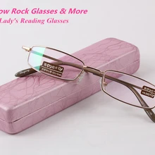 Новые модные дамские Асферические очки для чтения из сплава+ 1,0+ 1,5+ 2,0+ 2,5+ 3,0+ 3,5+ 4,0+ 0088F