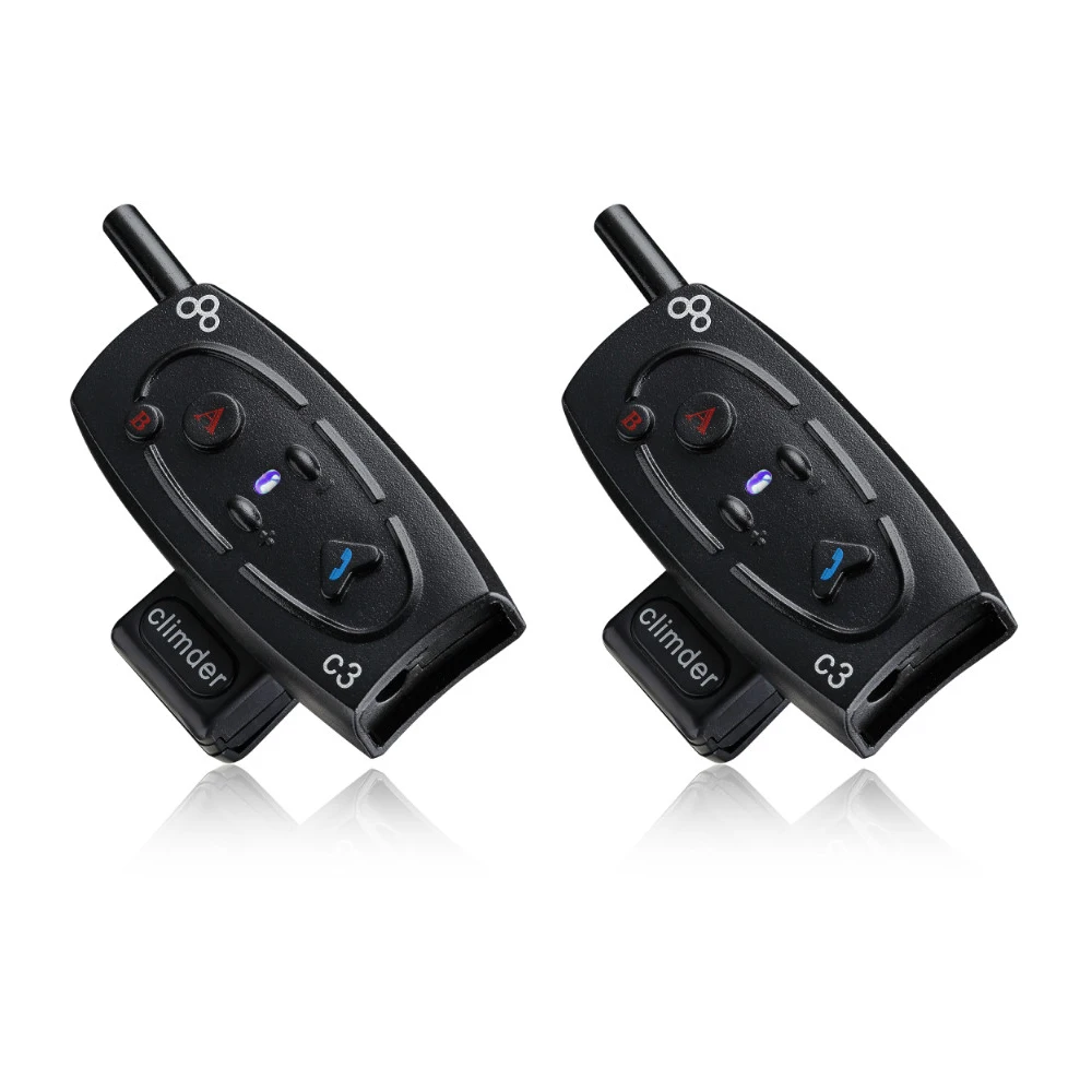 2pcs Climder C3X 1000M Bluetooth for bicycle hiking and