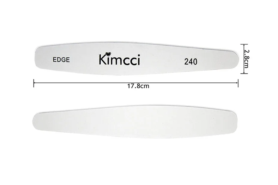 Горячая Kimcci 25 шт хорошего качества маникюрная пилочка для ногтей набор инструментов наждачная бумага Тонкий буферный край 240 маникюрные принадлежности для маникюрного салона