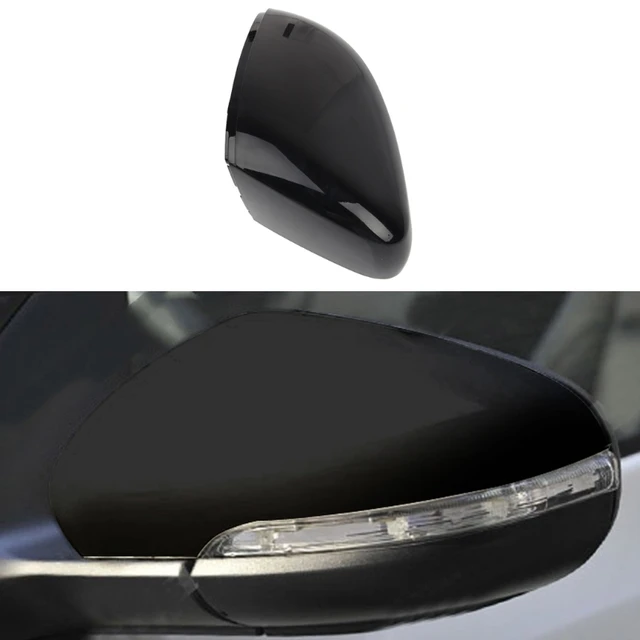 Driver side Replacement Glossy Black Rear View Mirror Cover For VW