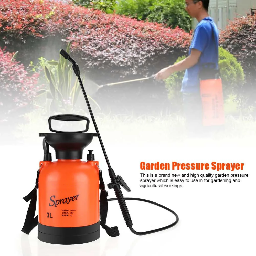 

3L Garden Sprayer Air Pressure Type with Shoulder Strap for Agricultural Gardening Use