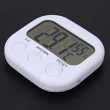 0 50C Mini Digital LCD Indoor Temperature Sensor Humidity Meter Thermometer Hygrometer Weather Station