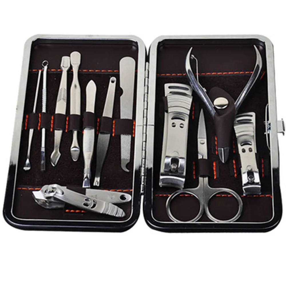 Creative 12pcs Tool Manicure Pedicure Set Nail Clipper Scissors
