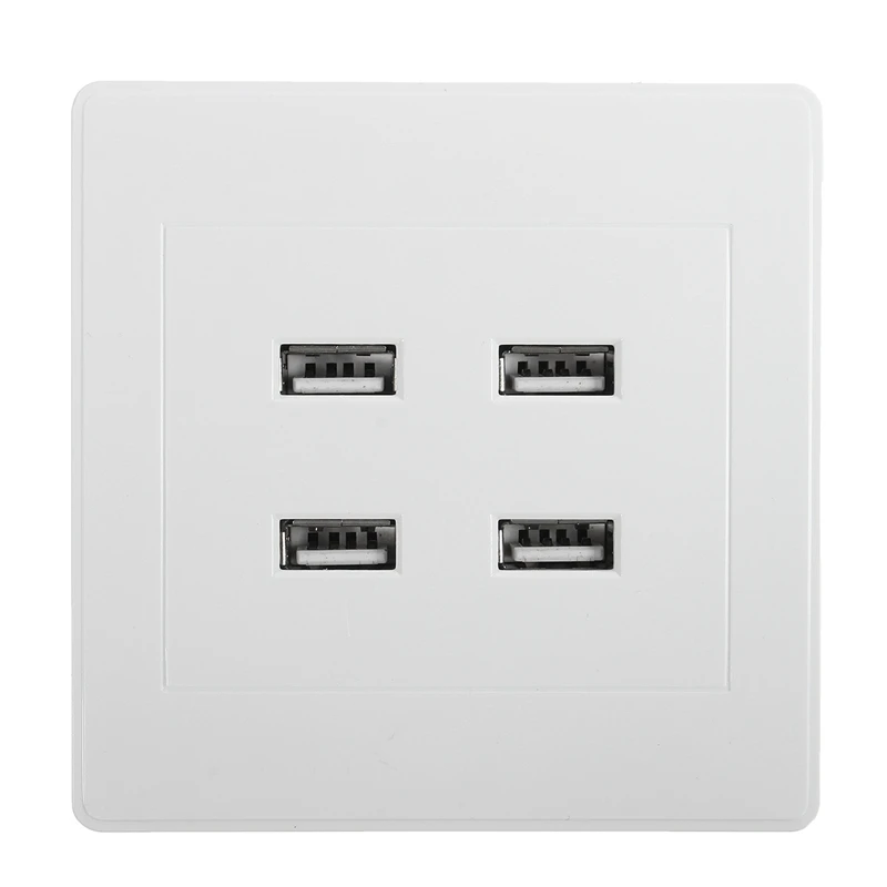 Новый DC 4 порта USB 5V 3.1A электрическое настенное зарядное устройство док станция