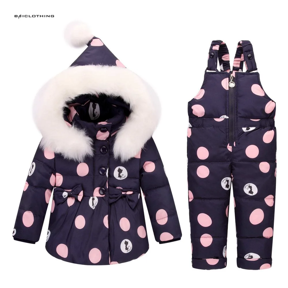 Детский Зимний пуховик с меховым воротником на возраст до 30 градусов|kids suit|winter