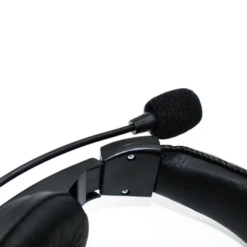 

3.5mm Wired Headphones With Microphone Business Headset Mic Earphone For Computer PC Gaming Stereo Skype JR Deals