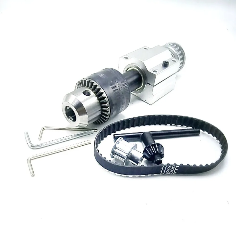 DIY micro bench drill spindle assembly milling machine without power