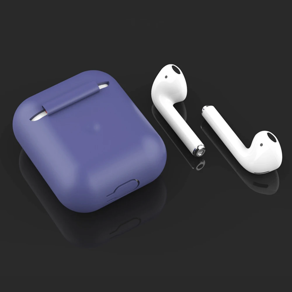 Мягкий Силиконовый противоударный чехол для Apple AirPods 2-го поколения, наушники, чехол для наушников Airpods, аксессуары для корпуса