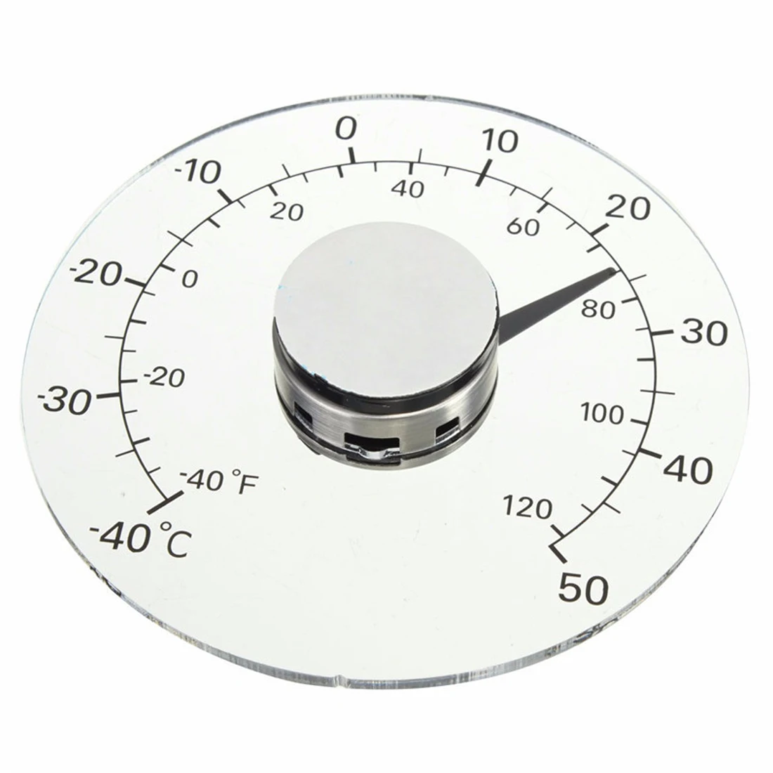 Прозрачный круговой наружный Оконный термометр Температура Метеостанция инструмент Цельсия Аналоговый термометр
