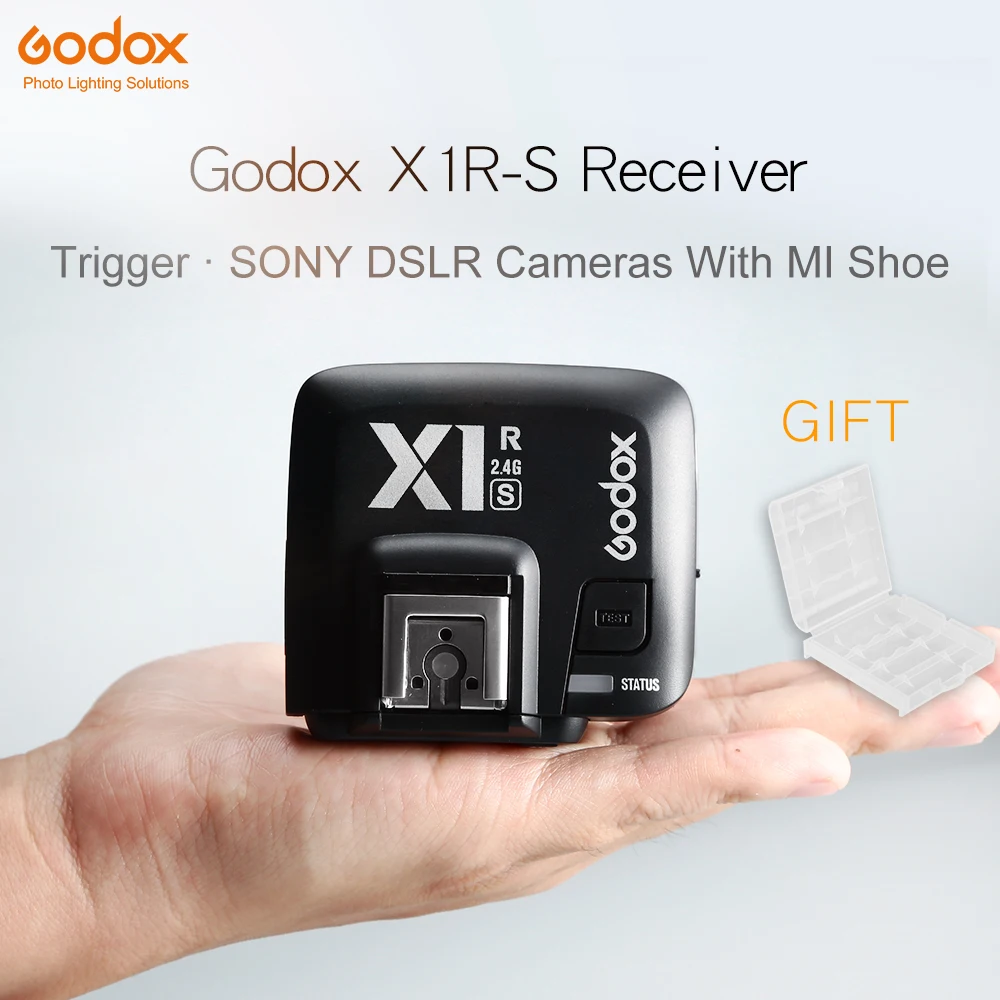 Беспроводной ресивер Godox X1R S 2 4G для планшетов Sony A58 A7RII A7II A99 A7R A6300|for sony a58|sony a58godox