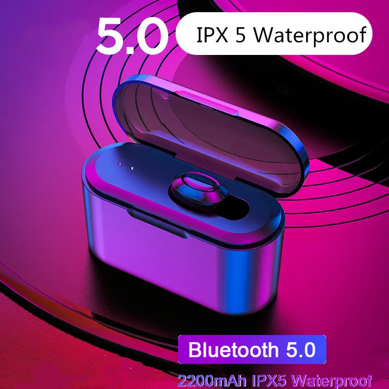 

Vanniso TWS X8 True Bluetooth Earphones Wireless Earbuds Mini TWS Waterproof Headfrees with 2200mAh Power Bank For All Phone