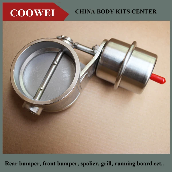 

2.5'' Stainless steel Variable Exhaust Control Valve Set Vacuum Actuator 63MM pipe closed