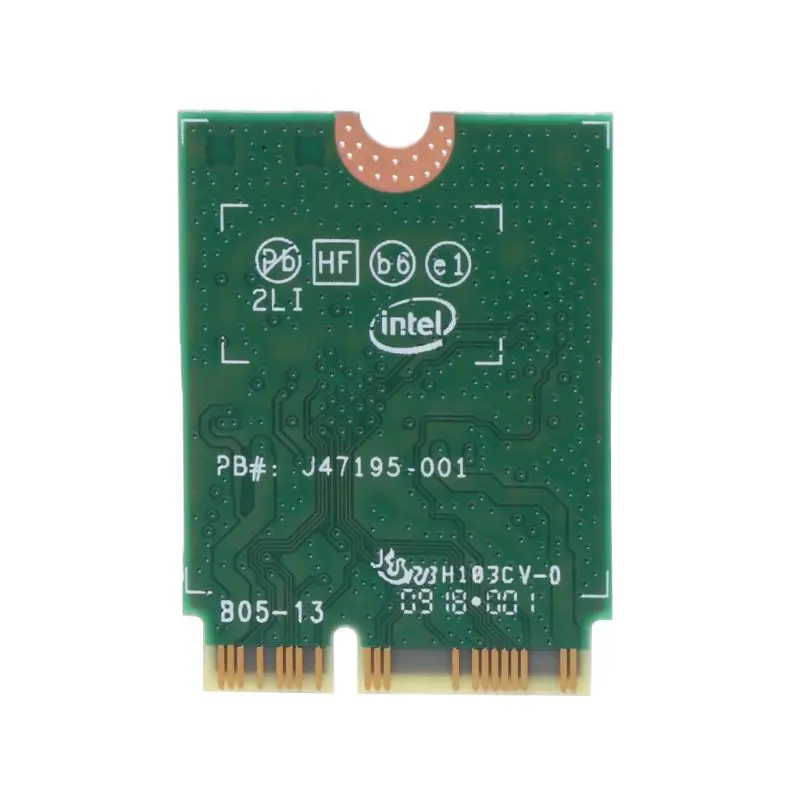 Для 1730M Intel 9560NGW Беспроводная AC M.2 CNVio Двухдиапазонная Bluetooth 5 0 Wifi карта 01AX768|Сетевые