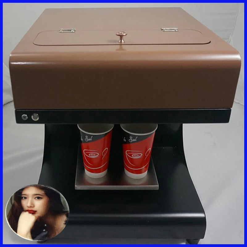 US $1.180.00 Highspeed printing speed 2 cups Coffee Printer amp 3D coffee printer machine