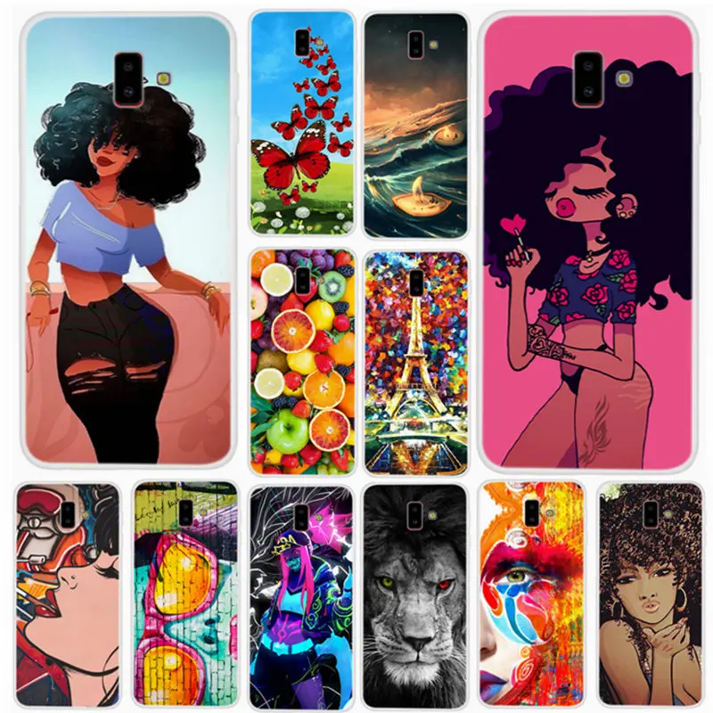 

For Samsung Galaxy J4 j6 2018 Case For Samsung J4 j6 Plus Cartoon Soft Silicone Back Cover For Samsung J4plus j6plus 2018 Case
