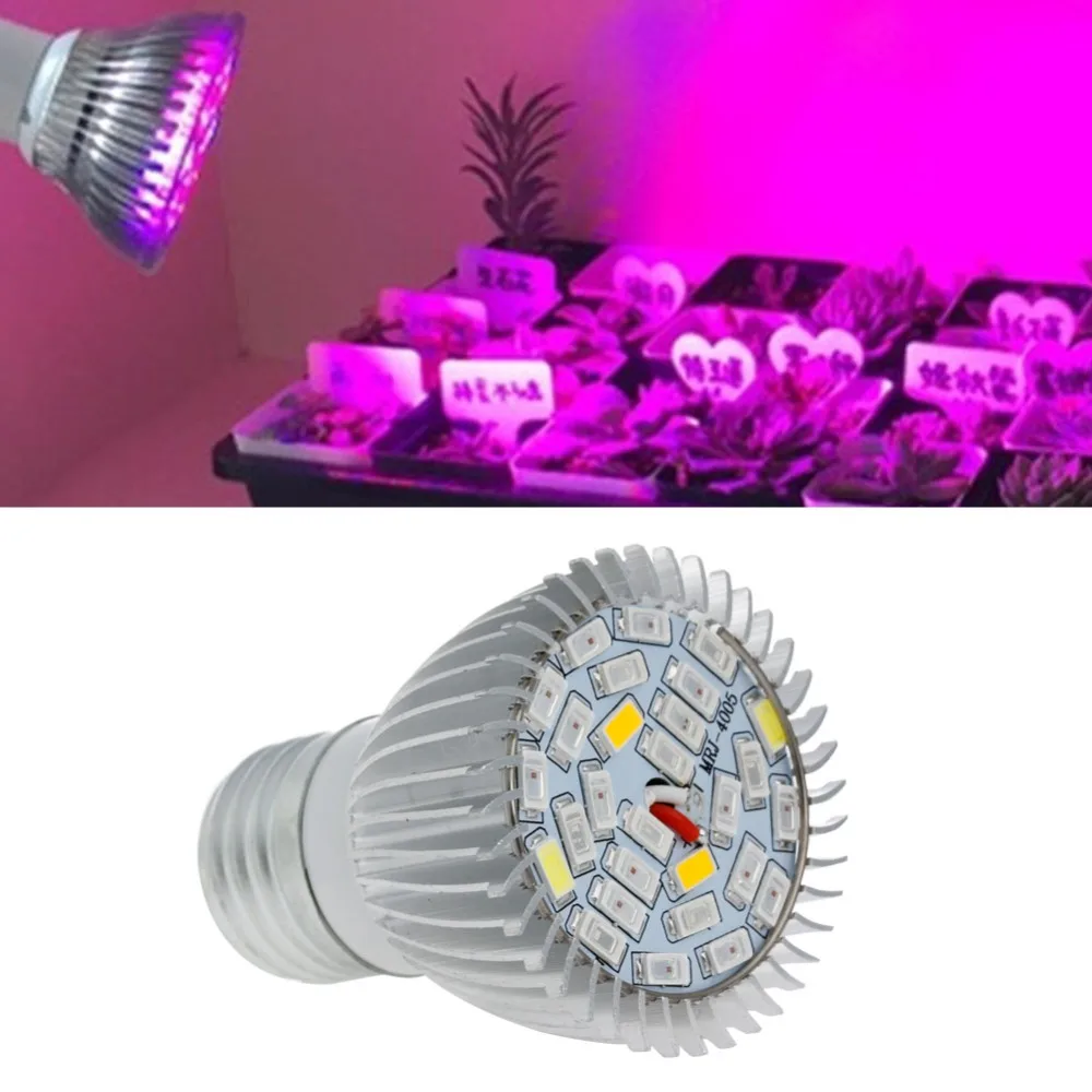 28 W E27 растет свет 100-240 V растет лампа Граден завод гидропонный светильник лампа
