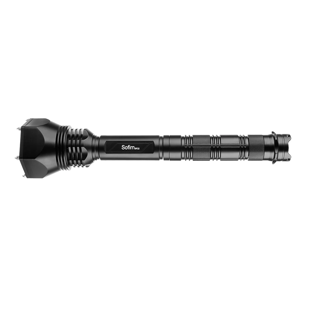 Тактический светодиодный фонарик Mace 18650 Cree XML2 мощный военный для самообороны 6000lm