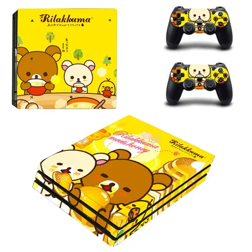 Hello kitty Cat PS4 Pro наклейка для кожи виниловая наклейка для консоли Playstation 4 и 2 контроллера PS4 Pro наклейка для кожи - Цвет: YSP4P-1149