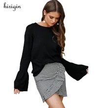 Женские элегантные плиссированные плед Клетчатый мини юбки Faldas Mujer Ретро Женская Скейтер Асимметричная расклешенная плиссированная юбка