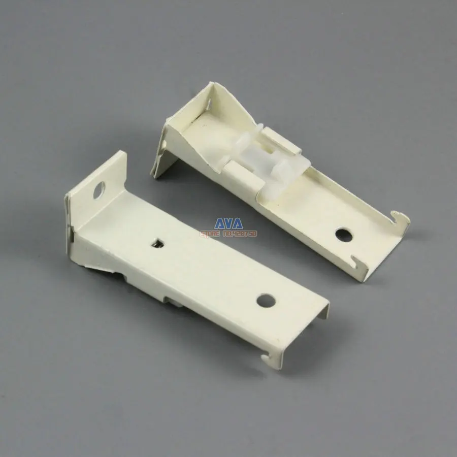 10 Pieces L Shape Curtain Track Bracket Curtain Track Brace 60x20x21mm