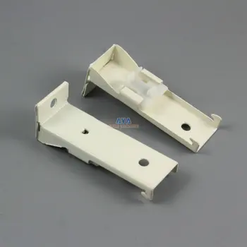 

10 Pieces L Shape Curtain Track Bracket Curtain Track Brace 60x20x21mm