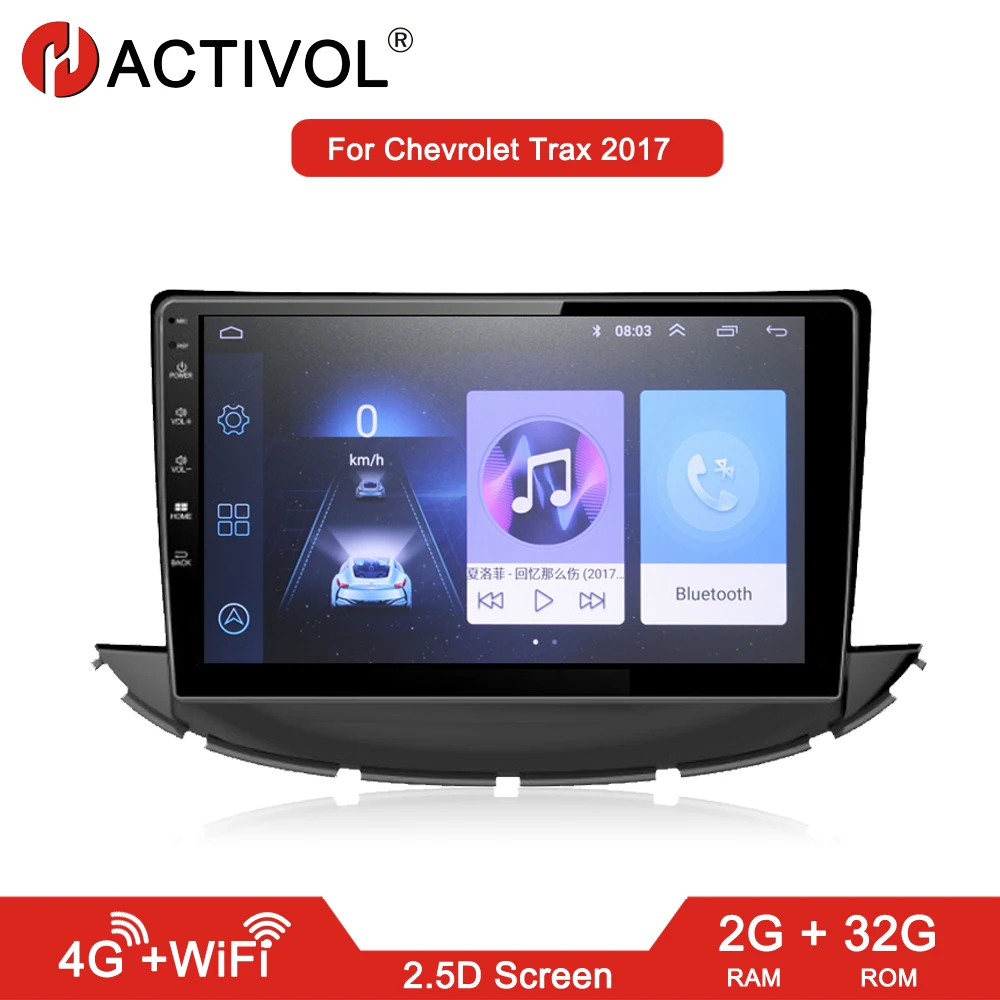 Excellent HACTIVOL 2G+32G Android 8.1 Car radio stereo for Chevrolet Trax 2017 car dvd player gps navigation car accessory 4G internet 0 Excellent HACTIVOL 2G+32G Android 8.1 Car radio stereo for Chevrolet Trax 2017 car dvd player gps navigation car accessory 4G internet 0