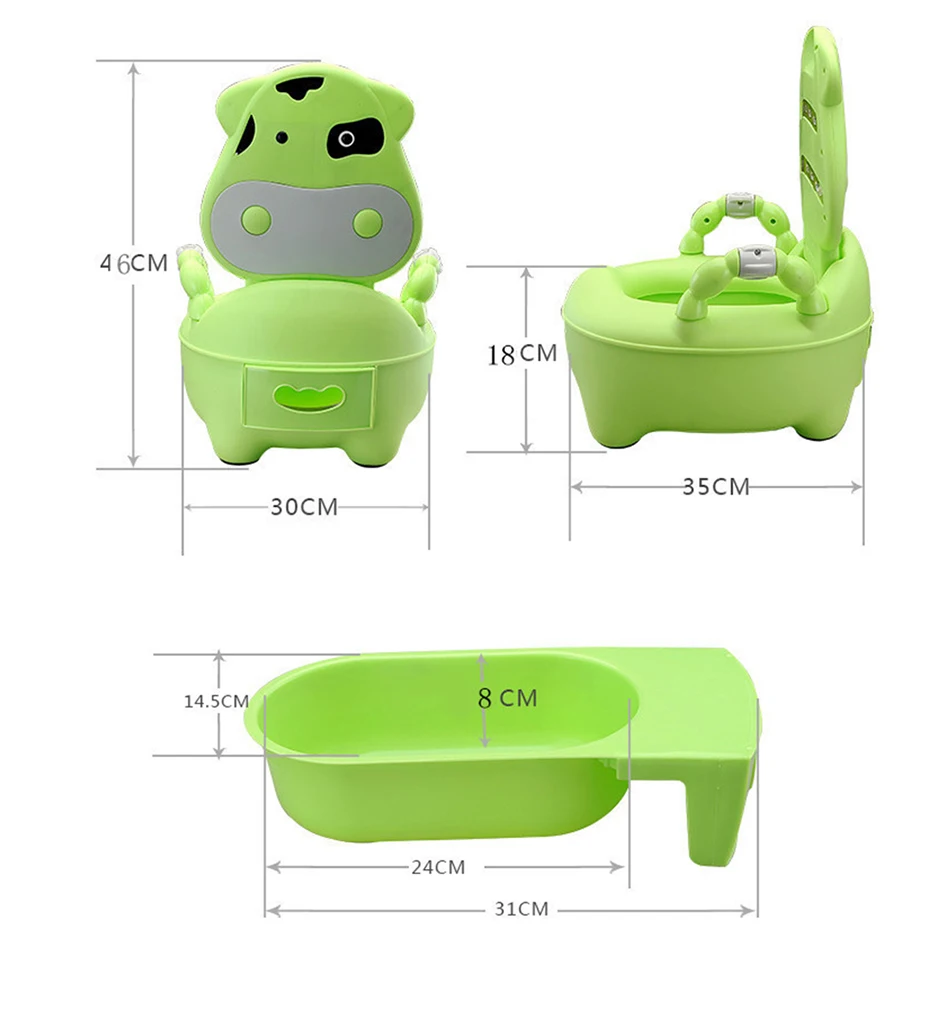 Портативный Детский горшок, милое сиденье для унитаза, Детские горшочки, спинка, Обучающие сиденья для девочек, унитаз, горшок, Детская обучающая кастрюля, удобная