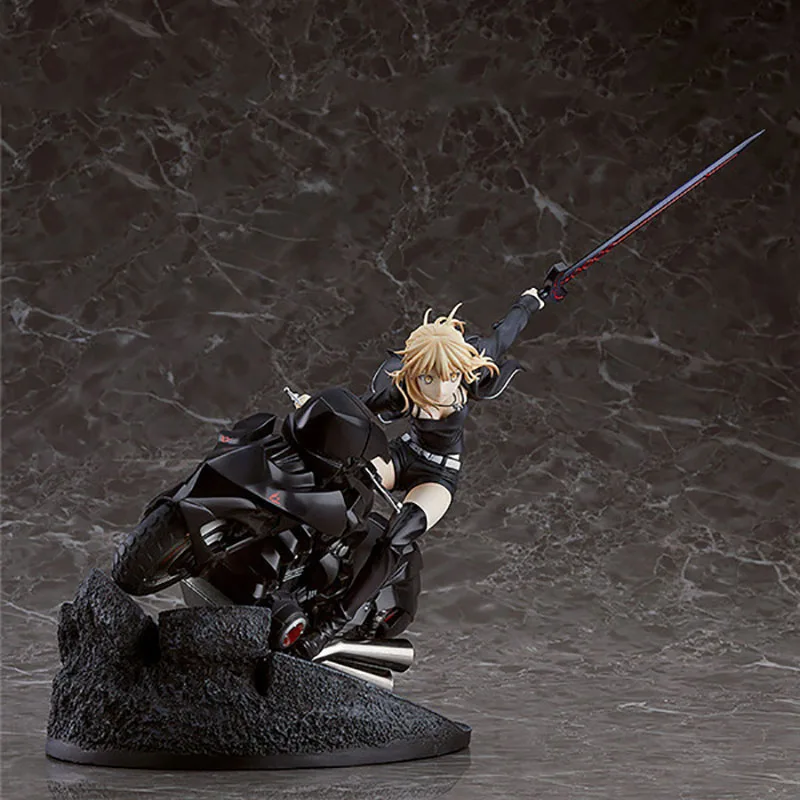 

Anime Fate figure Grand Order Saber Alter Altria Pendragon with Motorcycle 25cm PVC Action Figure Model Toys Doll