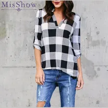 Plus Size 5XL Stand Neck Long Sleeve Grid Women Blouse Plaid Shirts Vintage Women Tops and Blouses Loose Lattice Blusa Feminina Plus Size 5XL Stand Neck Long Sleeve Grid Women Blouse Plaid Shirts Vintage Women Tops and Blouses Loose Lattice Blusa Feminina
