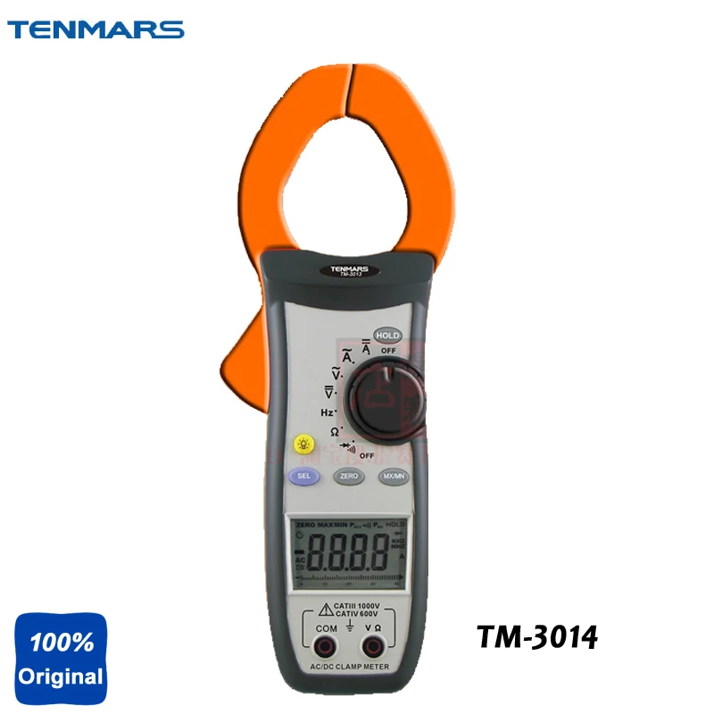 

Handheld AC/DC Digital Current Clip-on Table Clamp Meter Tester TM3014