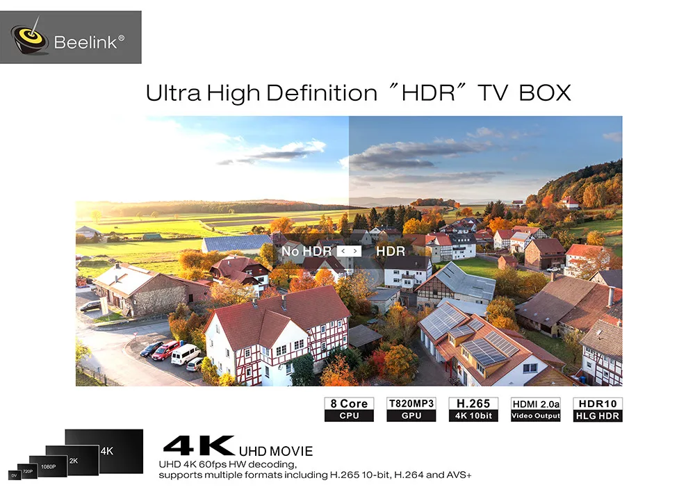 Beelink GT1 Ultimate tv Box 3g 32G Amlogic S912 Восьмиядерный процессор DDR4 2,4G+ 5,8G двойной WiFi Android 7,1 телеприставка медиаплеер