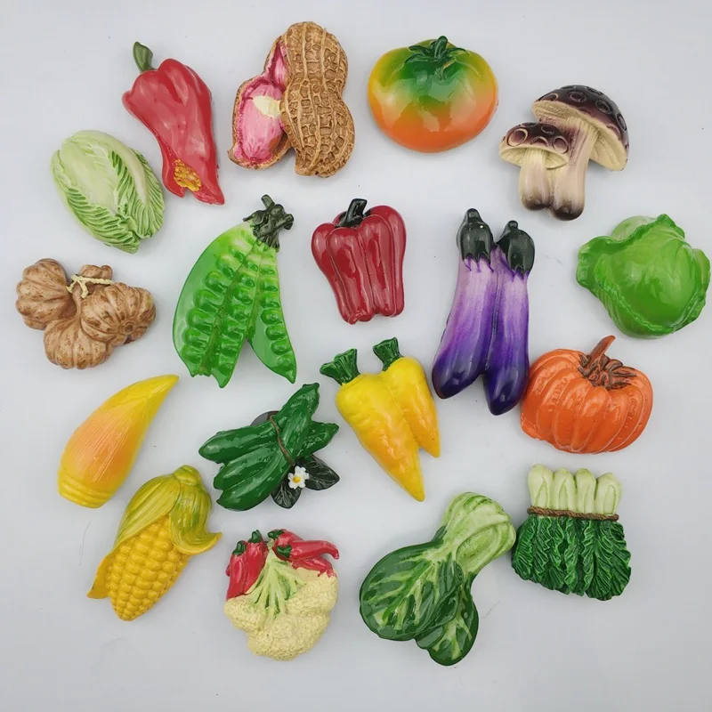 Grande coleção de frutas e vegetais de desenhos animados Modelo 3D