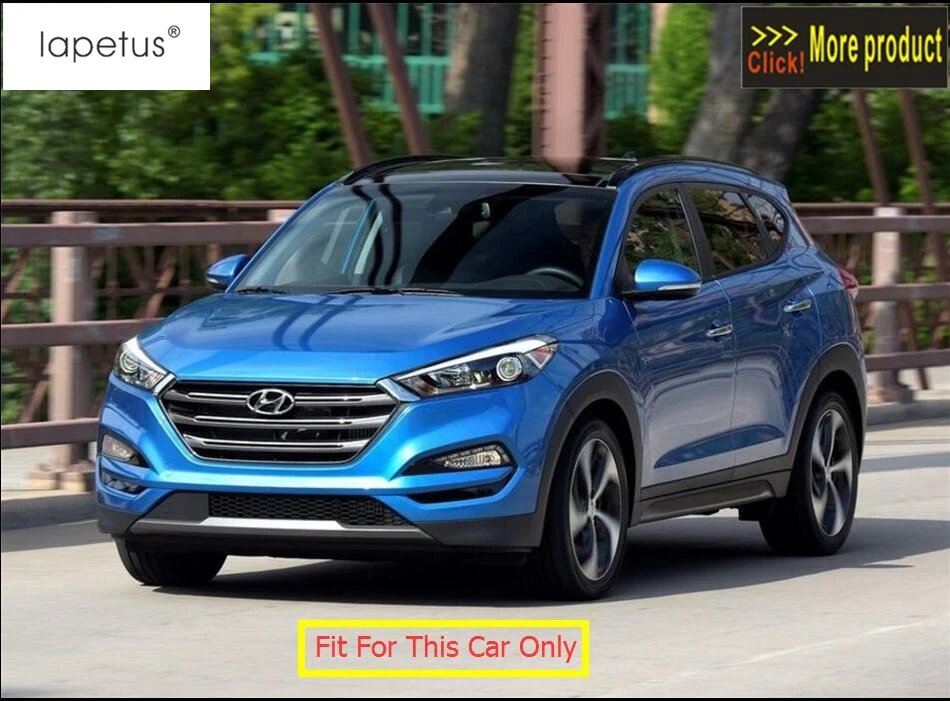 Lapetus Хром Передняя фара лампа век брови полосы Крышка Накладка для hyundai Tucson аксессуары