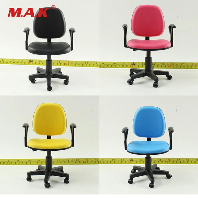 Best Price 1/6 Scale Action Figure Office Sence Accessories Computer Chair Model Swivel Chair Black/Blue/Pink/Yellow Colors Best Price 1/6 Scale Action Figure Office Sence Accessories Computer Chair Model Swivel Chair Black/Blue/Pink/Yellow Colors