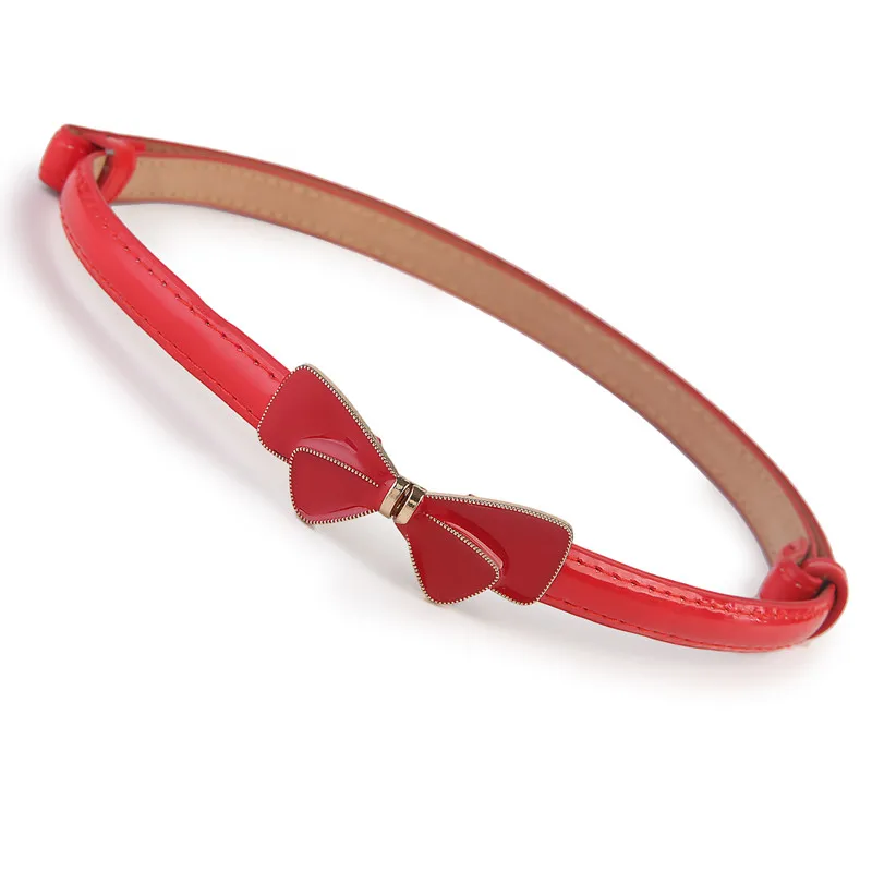 style 6 red Дизайн, тонкие ремни, регулируемый ремень, искусственная кожа, черное платье, широкие пояса, студенческие женские пояса, красный цветок, пряжка, квадратные подарки - Цвет: style 6 red