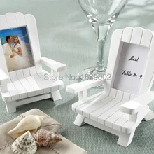20 штук "пляж воспоминания" миниатюрный стул Адирондак место карты/фото Рамки Свадебная вечеринка Сувениры