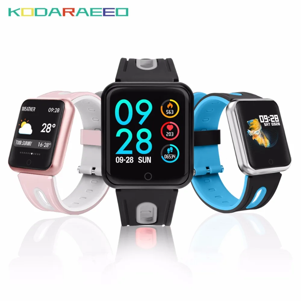 

P68 Smart Band Heart Rate tracker Monitor Fitness Bracelet IP68Waterproof Smart Band Bluetooth for IOS Android Phone Wristbands