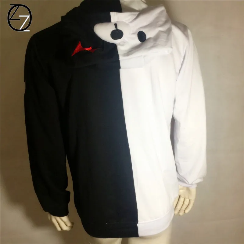 Anime Dangan Ronpa Monokuma Unisex Clothing Casual Cosplay Hoodie Free shipping
