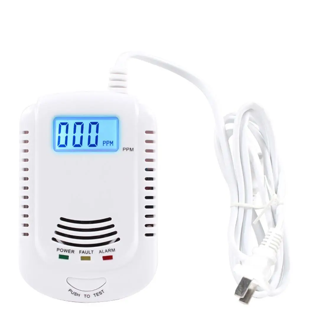 

Durable Practical Indoor Gas Alarm Detector 0-100%LEL 5 10 - 50 C Household 10 Alarm 315/433 MHZ Tool 360 Home