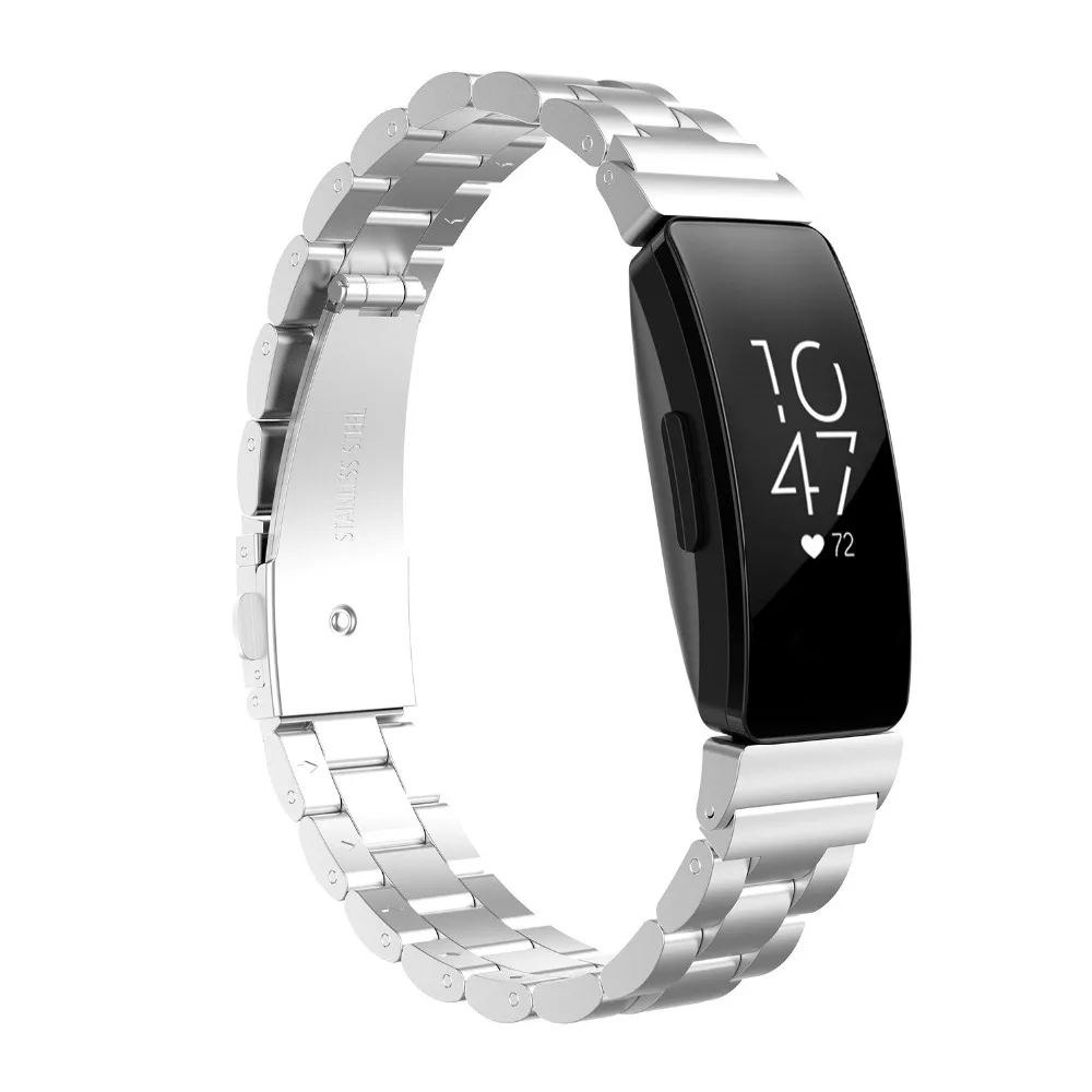 Для Fitbit Inspire/Inspire HR/ace2 полосы Нержавеющая сталь металлический сменный ремешок браслет на запястье Для женщин человек 4,23