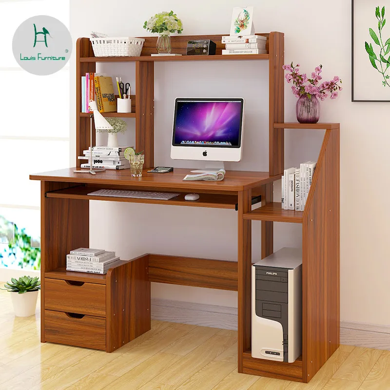 

Louis Fashion Computer Desks Simple Student Modern Assembly Learning