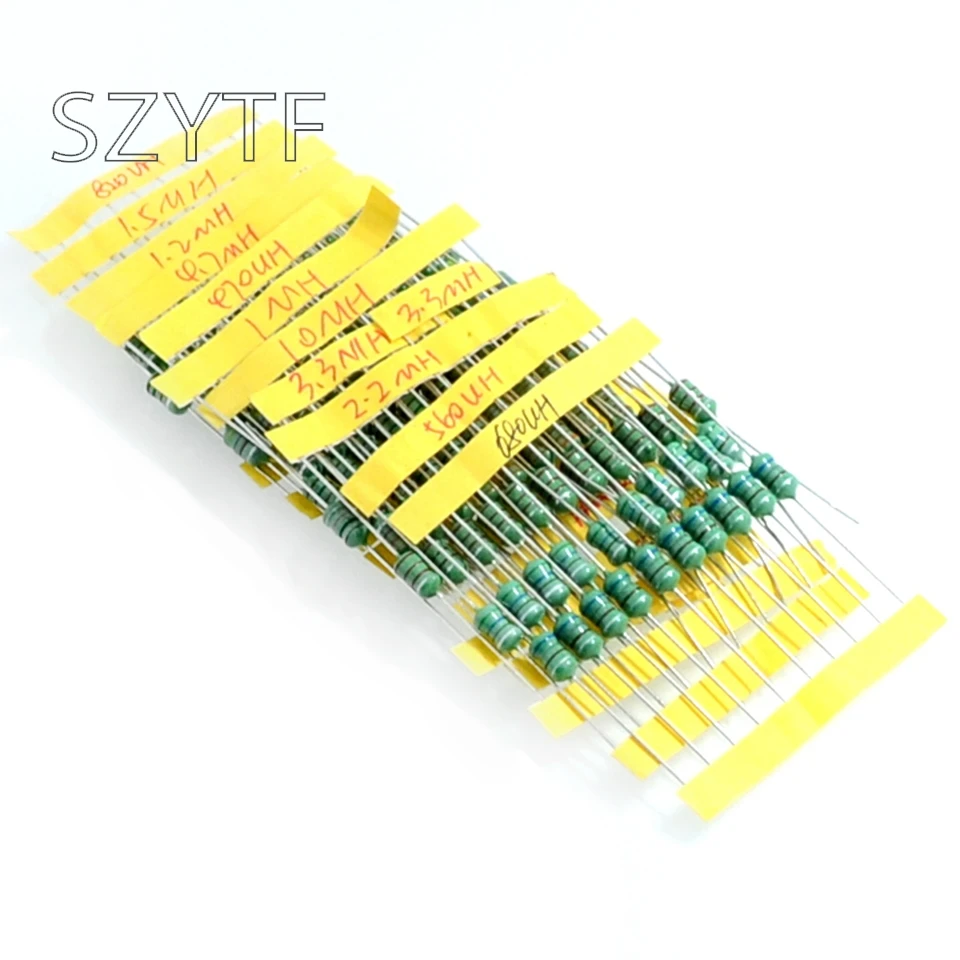 20pcs Inductors 0510 1w 1uh 2.2uh 3.3uh 4.7uh 10uh 22uh 33uh 47uh 56uh