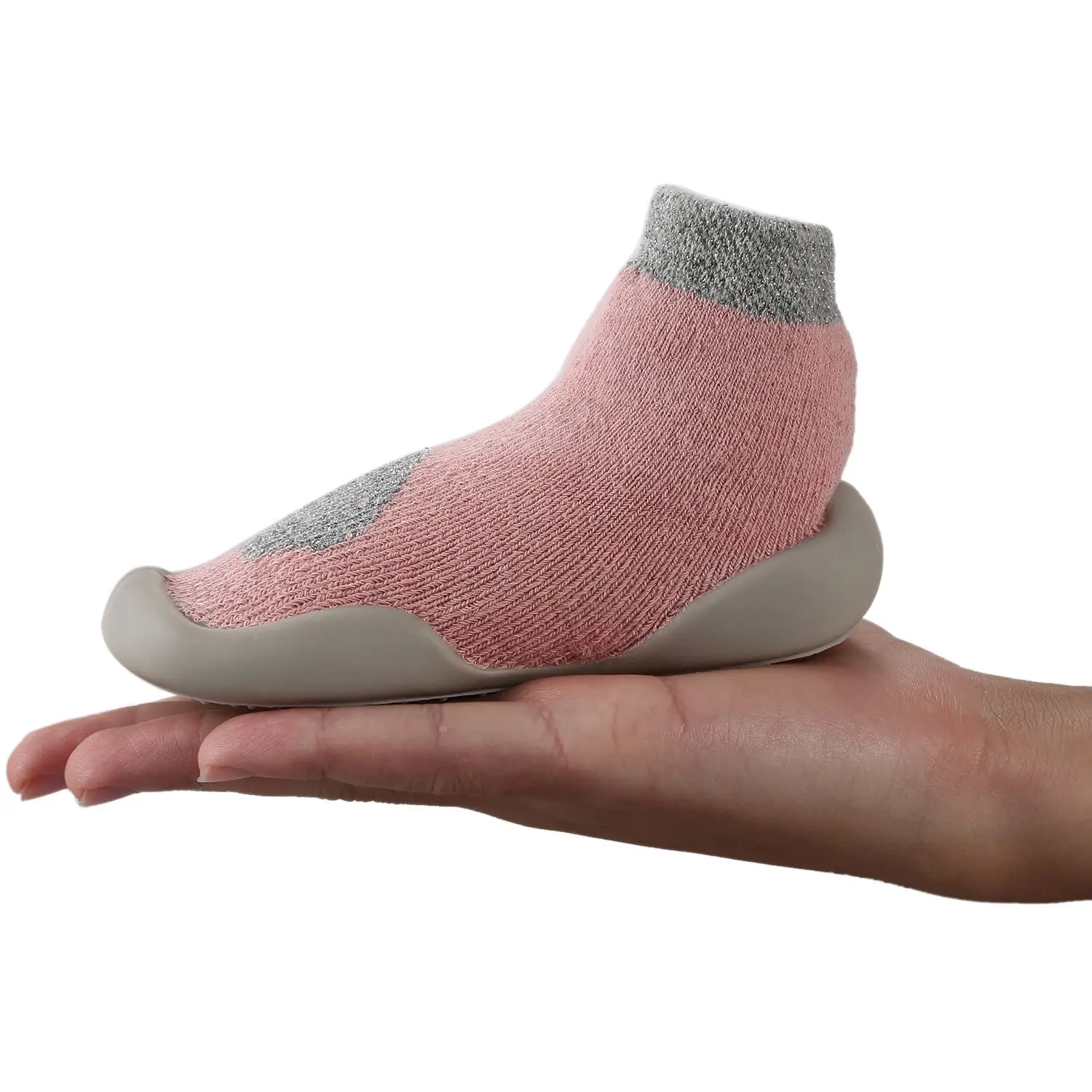 Toddler Boys Girls Indoor House Slippers Lightweight Kids Baby Knitted Non-Slip First Walking Home Socks Shoes (A, 11) | Slippers