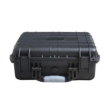 Internal 371*258*152 mm hard plastic shockproof waterproof display case with sponge lining