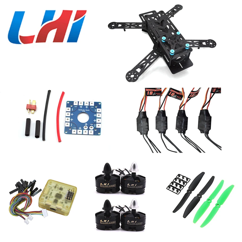 

RC plane ZMR 250PRO drone with camera dron fpv drones quadcopter Combo kit motor MT2204,12A ESC,CC3D flight control quadrocopter