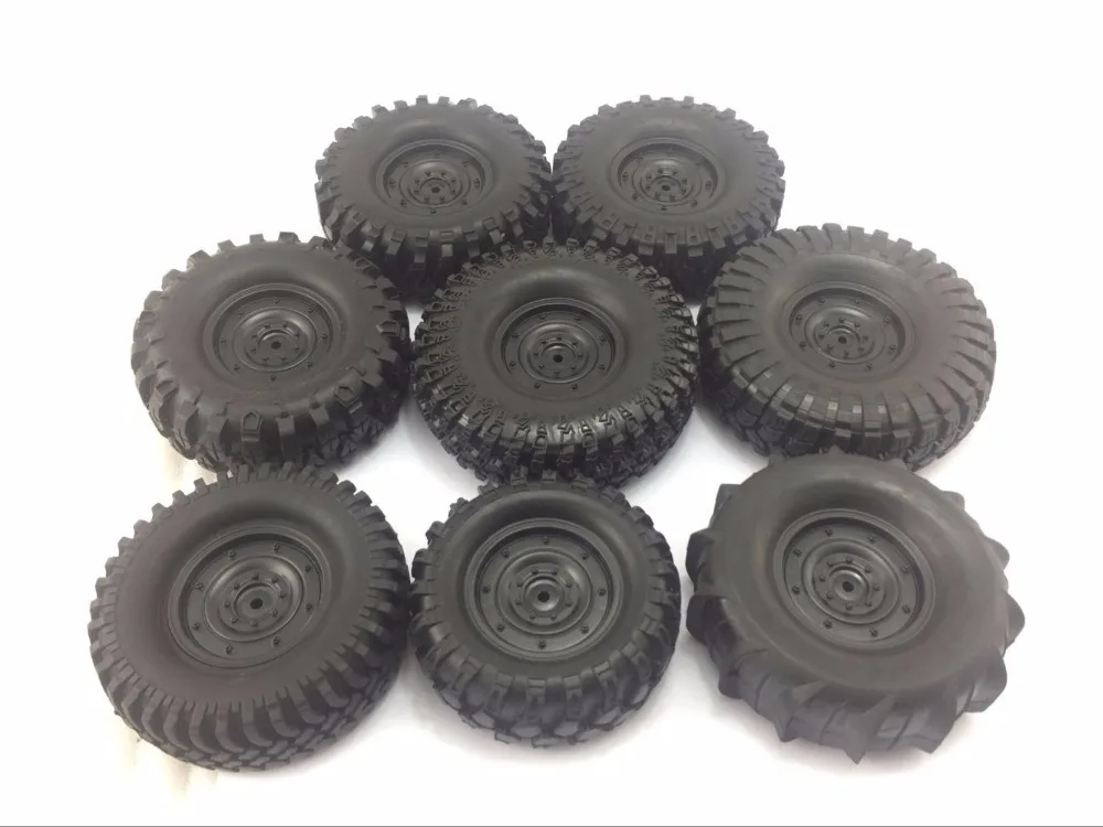 

1/10 RC Cralwer SC Truck 1.9"Wheels/Tires(2PC)108mm Fit Axial SCX10 RC8WD LWB TF2 LC70 Gelande II Cruiser/FJ40 hilux d90 d110 G2