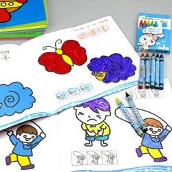 Livre de dessin, peinture graffiti, livre de coloriage facile à apprendre, papeterie pour enfants, nouveauté pièces/ensemble, 12 