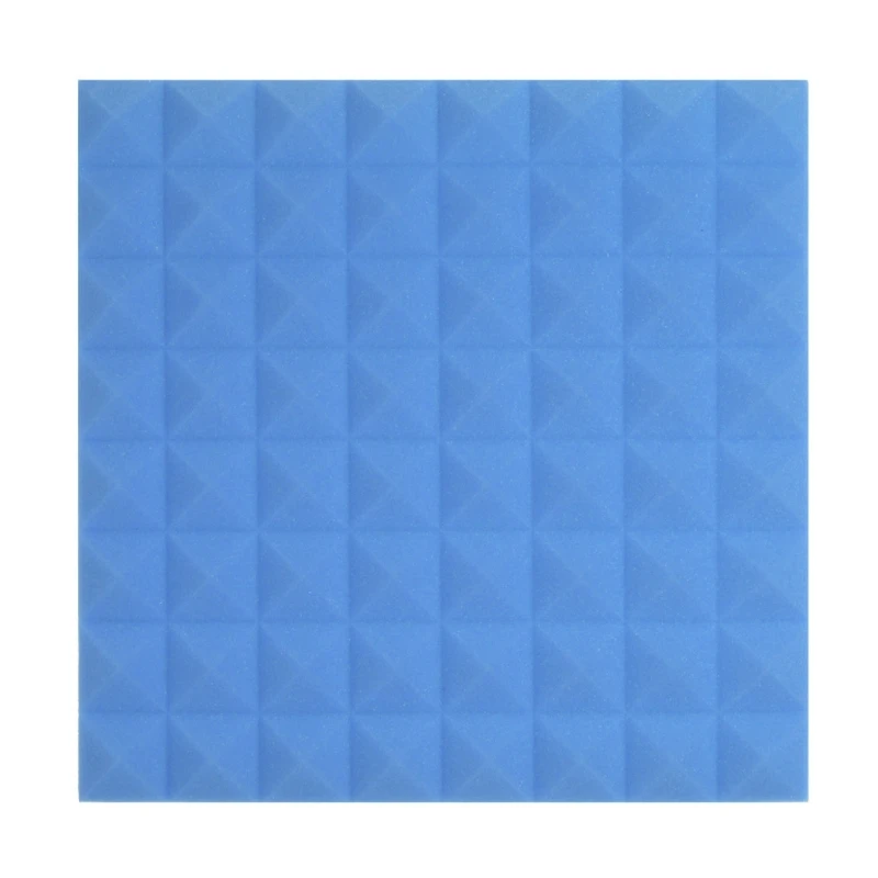 50x50x5,5 см акустическая пена Звукопоглощающая клиновидная плитка для студии/музыки - Цвет: Синий